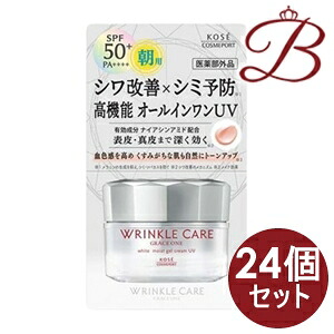 【×24個】コーセー グレイス 壱 リンクルケア 白いこと モイストジェルクリーム UV   60g