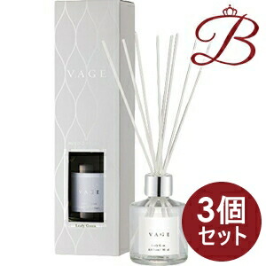 【×3個】バーグ リードディフューザー リーフィーグリーン180ml