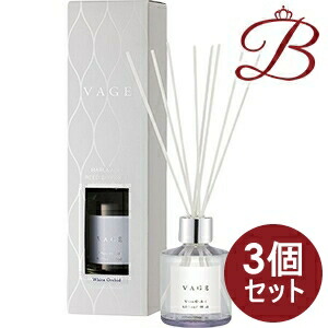 【×3個】バーグ リードディフューザー ホワイトオーキッド180ml
