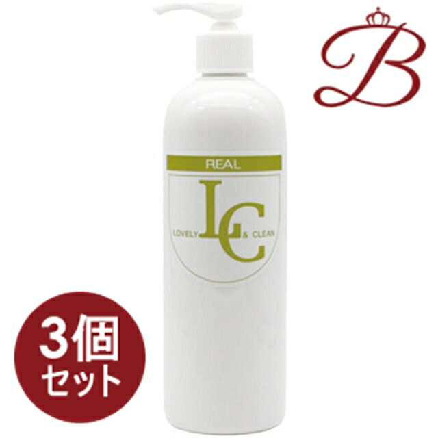 【×3個】リアル LOVELY ＆ CLEAN　モイスチャースキンワイプローション 400ml