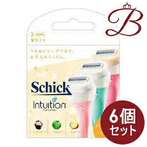 【×6個】かっこ良い イントゥイション バラエティパック 替刃 3個入 T字カミソリ-シェービング・脱毛・脱色