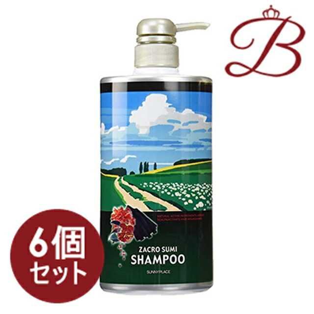 【×6個】サニープレイス ざくろ精炭酸シャンプー 800ml