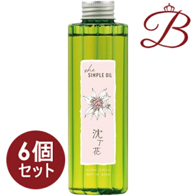 【×6個】イリヤ ｓｈｅ 分かりやすい油絵の具 沈丁花 揚水機付 150ml ヘアケア・スタイリング-ヘアオイル