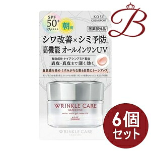 【&times;6個】コーセー グレイス ワン リンクルケア ホワイト モイストジェルクリーム UV 60g｜bellashop