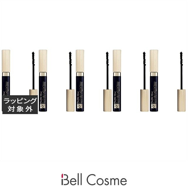 エスティローダー ダブル ウェア ゼロ スマッジ マスカラ #01 ブラック 6ml x 5 | マスカラ まとめ買い ツヤ 色持ちがよい お湯で落ちるマスカラ ダマにならない にじみにくい