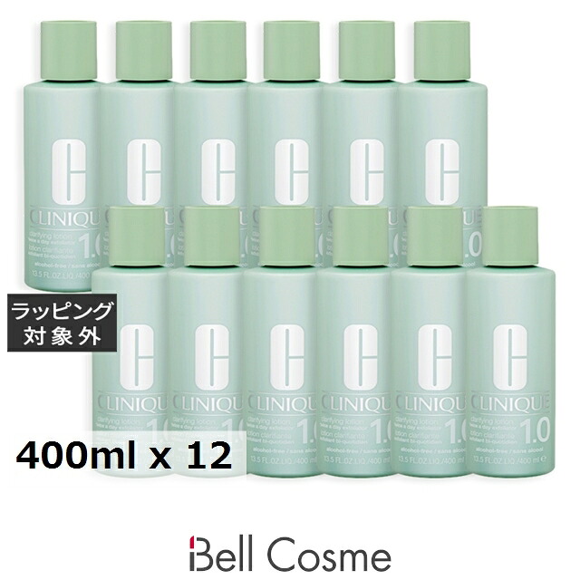 【エントリーでP5倍】クリニーク クラリファイング ローション 1.0 お得な12個セット 400ml x 12 | 化粧水 まとめ買い 角質ケア オールスキン