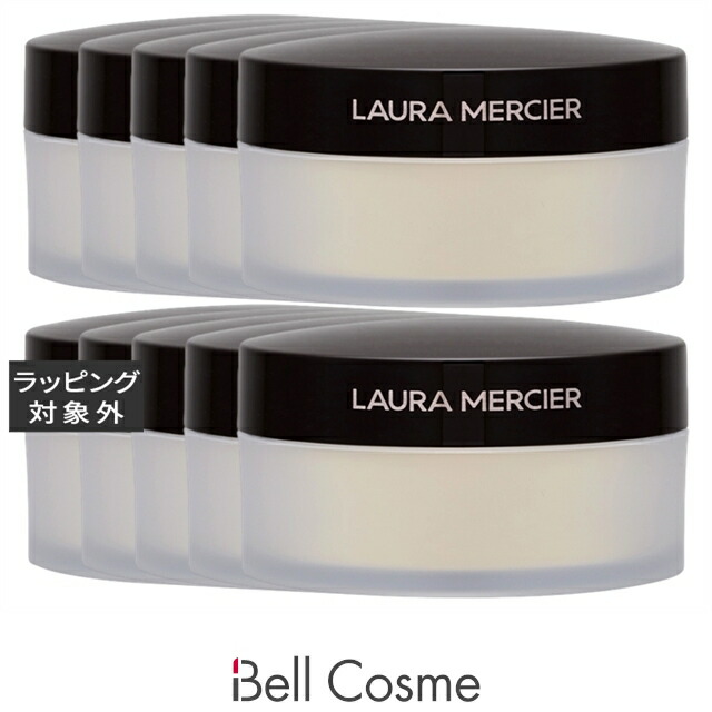 ローラ メルシエ ルースセッティングパウダー トランスルーセント Translucent 29g x 10 | ルースパウダー まとめ買い ナチュラルメイク 崩れにくい 肌の透明感 薄づき オールスキン