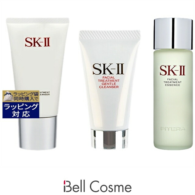 エスケーツー（SK-II／SK2） ピテラベーシックケア 3点セット/FTジェントルクレンザー 120g ＋ FTジェントルクレンザー 20g ＋ FT エッセンス 230ml | スキンケアコフレ