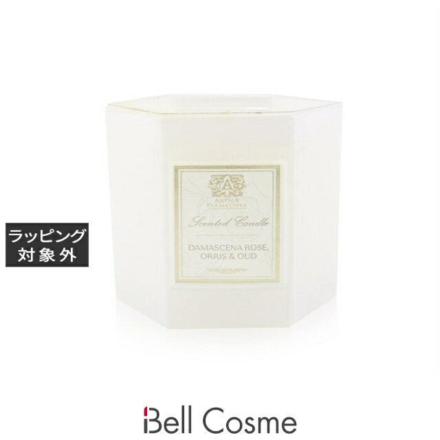 【代引・銀振・コンビニ前払不可】アンティカファルマシスタ キャンドルダマスカンローズ オリス & ウード 255g | 日本未発売 キャンドル 香りが良い オールスキン