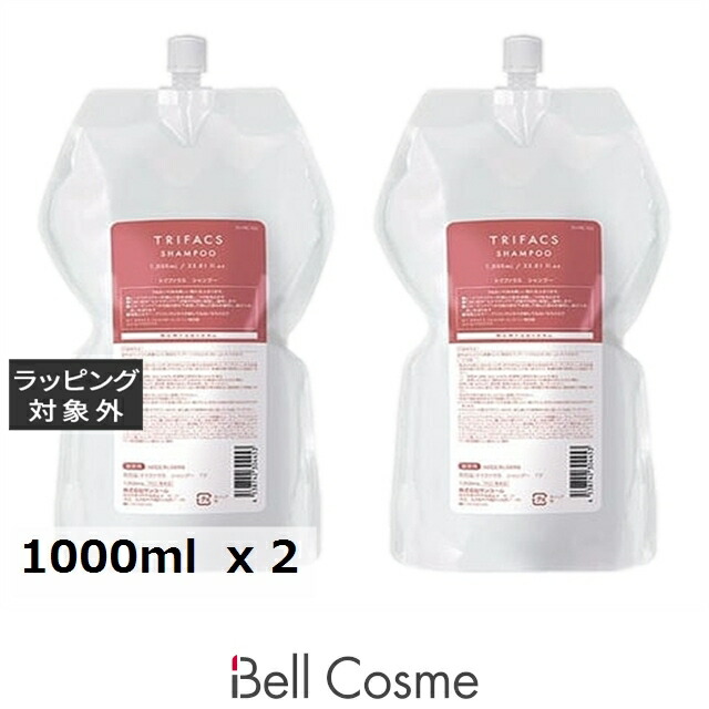 サンコール トリファクスシャンプー (リフィル) 1000ml x 2 | 日本未発売 シャンプー トリートメント効果 すべての髪質|ベルコスメ(美容・コスメ・香水)