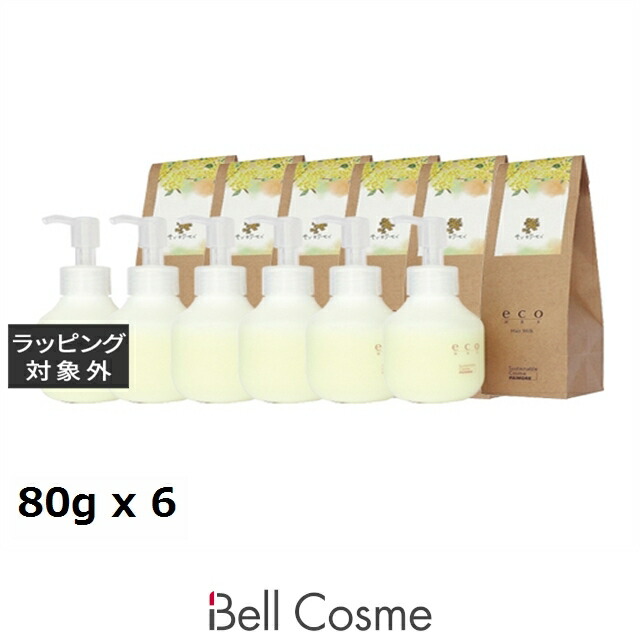 パイモア eco HBS ヘアミルク キンモクセイ 80g x 6 | ヘアワックス・クリーム まとめ買い トリートメント効果 すべての髪質