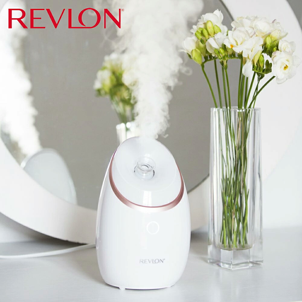【尖んがり10倍】REVLON レブロン フェイシャル ビューティースチーマー RVSP3537J美顔器 美顔 美容 スチーマー 人間の顔 水蒸気 保湿 伸び伸びする 今めかしい お肌 組み換える 差し上げ物 差し上げ物 差し上げ物