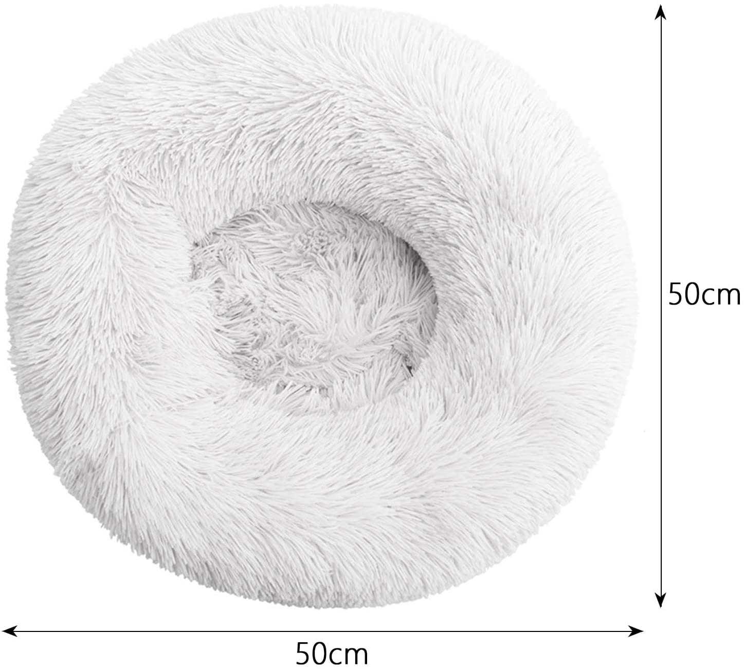 市場 猫ベッド ペットクッション 暖かい 犬ベッド ふわふわ ラウンド型