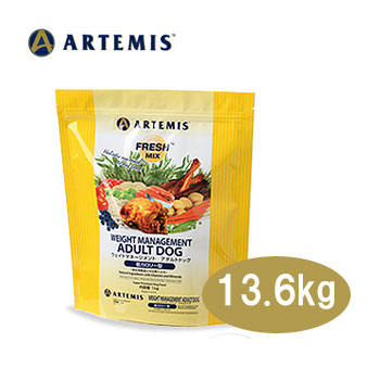 アーテミス　フレッシュミックス　ウェイトマネージメント　アダルトドッグ 13.6kg【ドッグフード/ドライフード/成犬/肥満犬用】