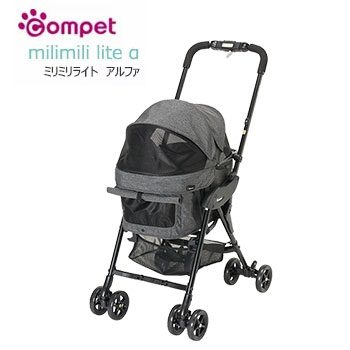 コムペット　ミリミリライト　アルファ　ブラック【キャリーバッグ/キャリーカート/ペットバギー/ペットカート/compet/combi】【犬用品・犬/ペット用品・ペットグッズ】 28,512円