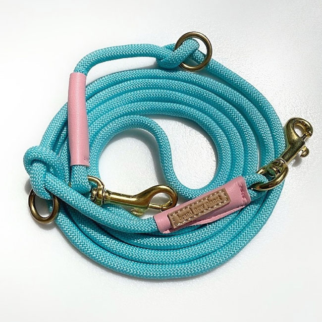 brand new planet　ショルダーロープリード M ブルー【リード/犬用品/ペット用品/お散歩/お出かけ】