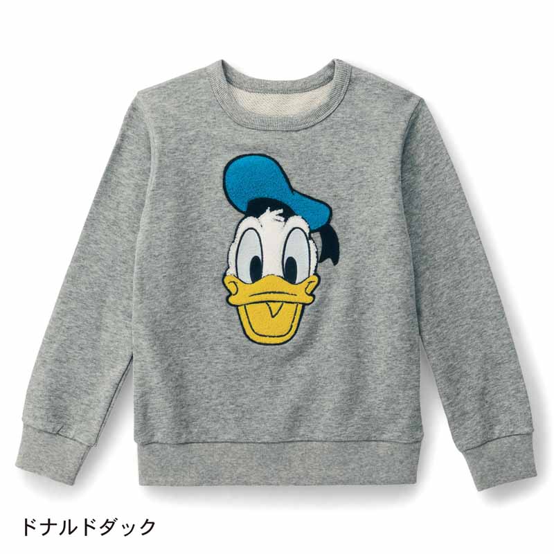 Disney ディズニー サガラ 刺繍 裏毛トレーナー ドナルドダック 110 1 130 140 150 子供服 子供 服 子供用品 男の子 女の子 子供用 トレーナー パーカー 1ページ ｇランキング