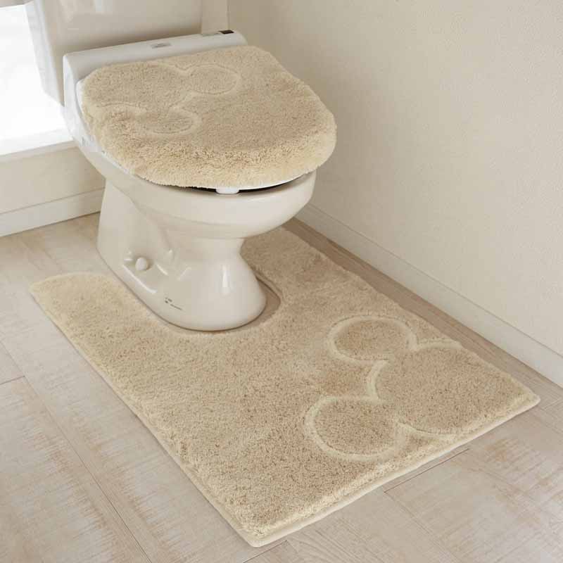 楽天市場 Disney ディズニー トイレのニオイに特化した消臭トイレマット フタカバー 単品 セット ミッキーモチーフ ベージュ 標準 ﾌﾀｶﾊﾞｰなし ベルメゾン トイレ 便所 お手洗い おしゃれ ベルメゾン Disney Fantasy Shop