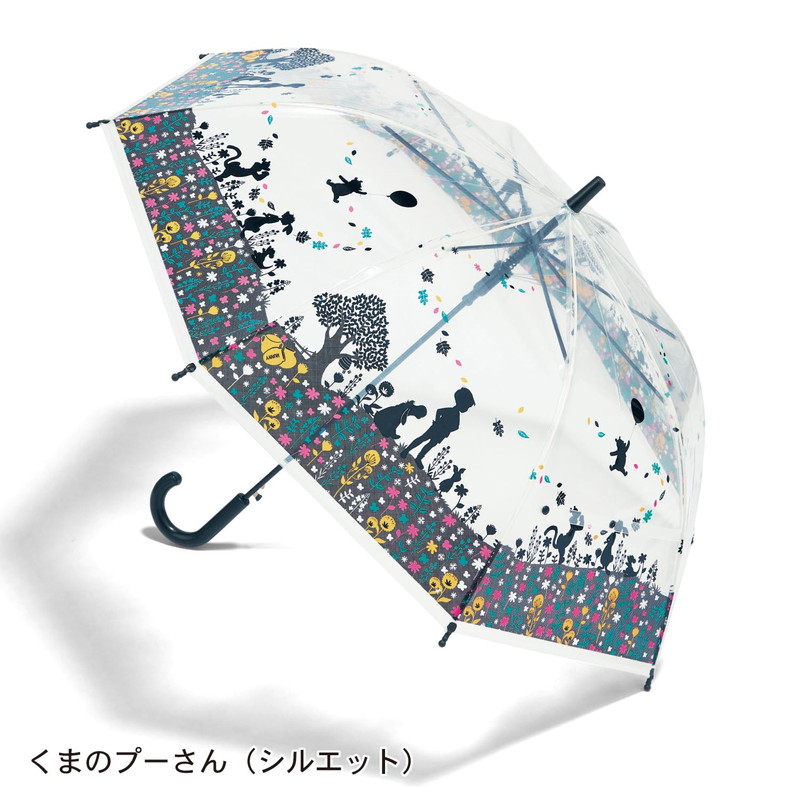 【Disney】ディズニー ビニール傘 「くまのプーさん（シルエット）」 ◇ 雨傘 傘 パラソル かさ 女性 レディース  ◇