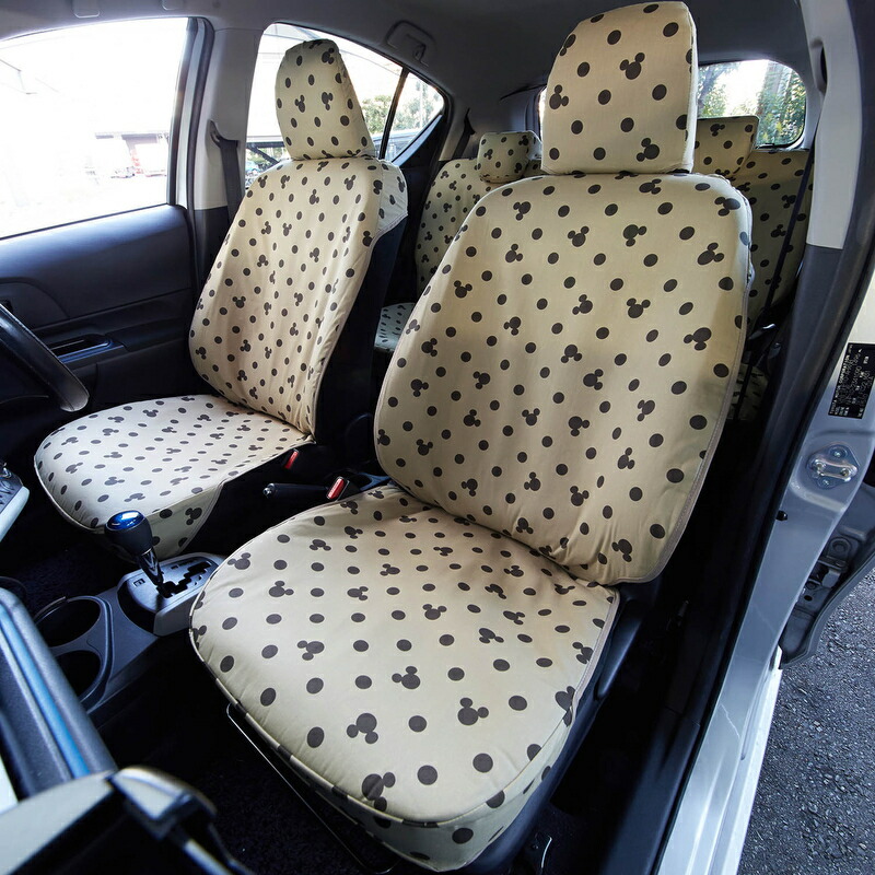 Disney ディズニー ウレタンシート貼りの車種専用カーシートカバーセット カー用品 カーグッズ 内装 車用品 車 カーシートカバー シート クッション 汚れ 防止 かわいい ブラック ブラウン ネイビー ベージュ Deerfieldtwpportage Com