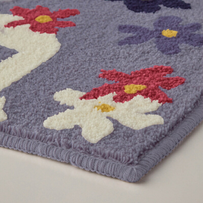 楽天市場 Disney ディズニー 花言葉玄関マット ミッキー ミニー 約５０ ８０ 玄関 マット エントランス 入口 おしゃれ かわいい デザイン アクリル100 ふわふわ 洗える 洗濯可 ウォッシャブル 日本製 国産 すべり止め ミニーの日 ベルメゾン