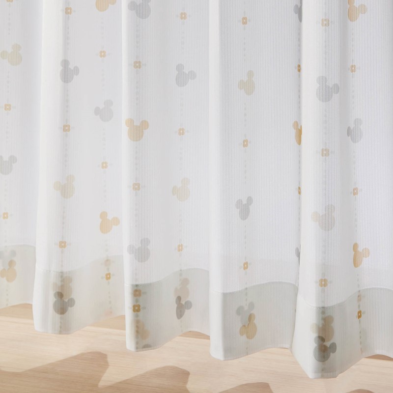 約100 190 2枚 ディズニー ベルメゾン ベージュマルチ L195 リビング 寝室 ミッキーモチーフ デザイン