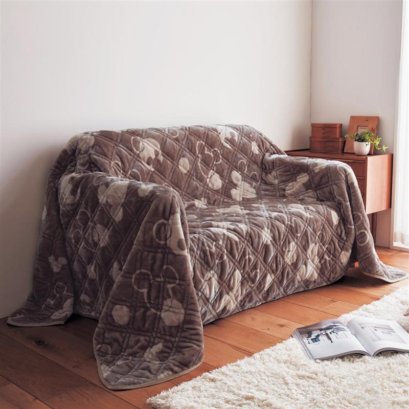 楽天市場 Disney ディズニー あったかなめらかなキルトマルチカバー ミッキーモチーフ ピンク 約150 190 ベルメゾン フリー クロス マルチ カバー 汚れ 防止 ソファ ソファー ベッド おしゃれ かわいい デザイン ベルメゾン Disney Fantasy Shop