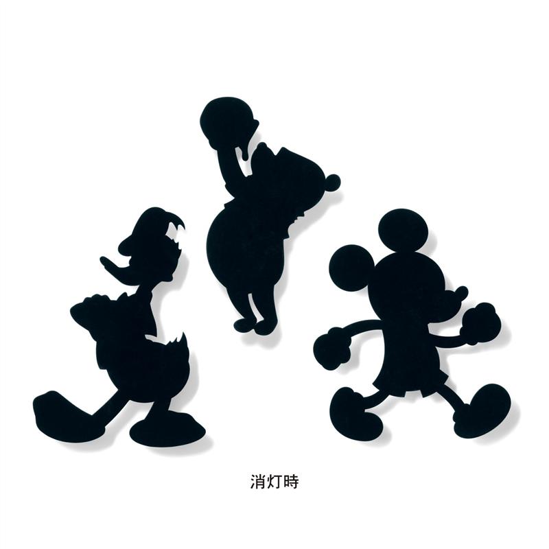 楽天市場 Disney ディズニー シルエットのセンサーウォールライト 選べるキャラクター ミッキーマウス ベルメゾン 照明 ライト ランプ 器具 ベルメゾン Disney Fantasy Shop
