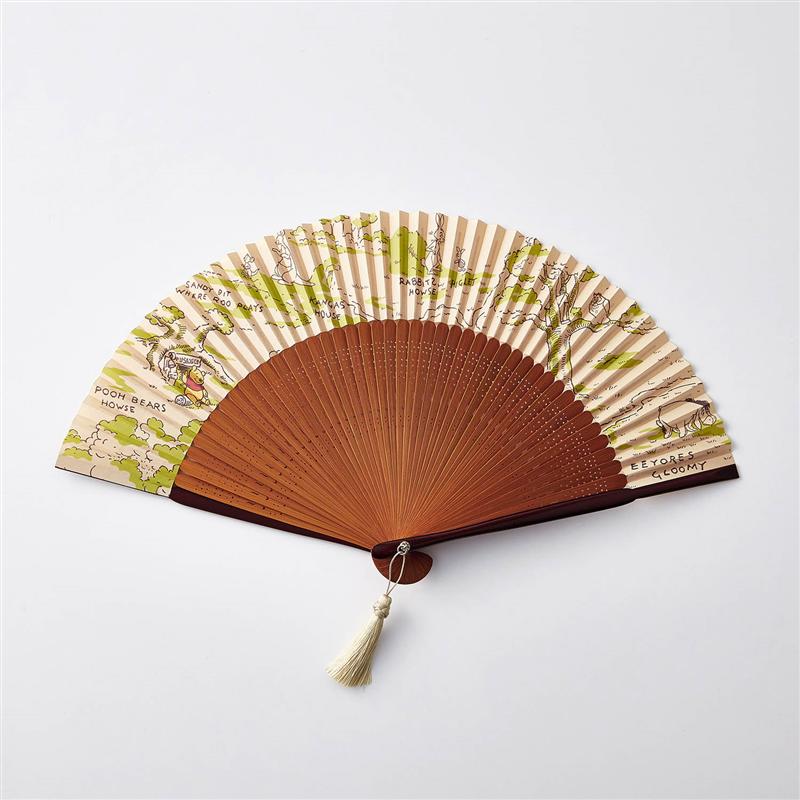 楽天市場 Disney ディズニー 丈夫で上品な扇子 白竹堂 選べるキャラクター くまのプーさん ベルメゾン 和装 和服 小物 女性 レディース ベルメゾン Disney Fantasy Shop