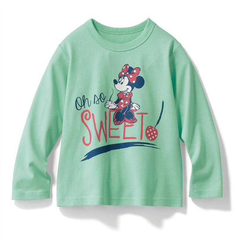 楽天市場 Disney ディズニー 長袖ｔシャツ ミニーマウス ふしぎの国のアリス マリー ミッキーマウス ミッキー フレンズ チップ デール 90 100 110 1 130 140 ベルメゾン 子供服 キャラクター 子供用品 男の子 女の子 子供用 ｔシャツ 長袖 綿100