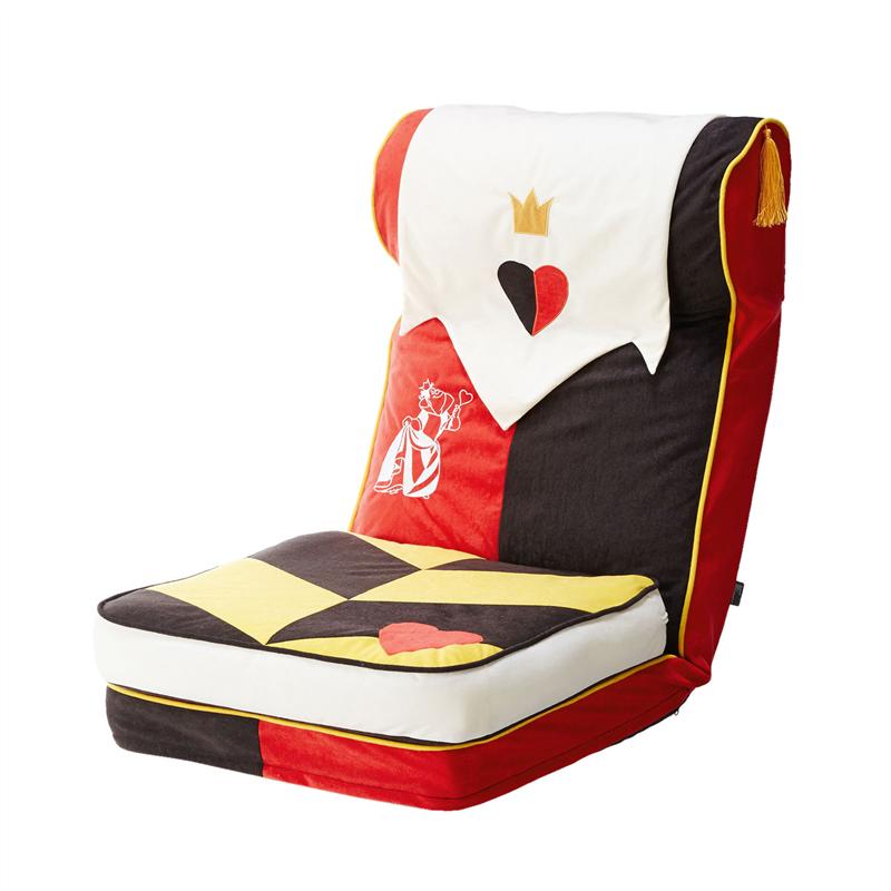 楽天市場 Disney ディズニー クッション付き座椅子 ヴィランズ ハートの女王 ベルメゾン 家具 収納 座 椅子 いす ベルメゾン Disney Fantasy Shop