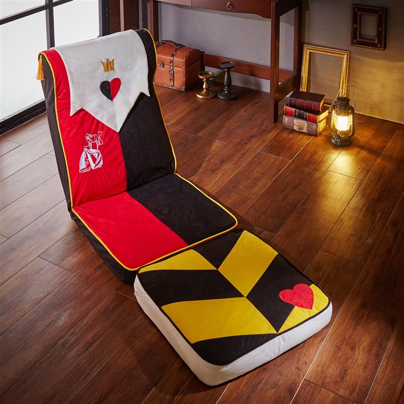 楽天市場 Disney ディズニー クッション付き座椅子 ヴィランズ ハートの女王 ベルメゾン 家具 収納 座 椅子 いす ベルメゾン Disney Fantasy Shop