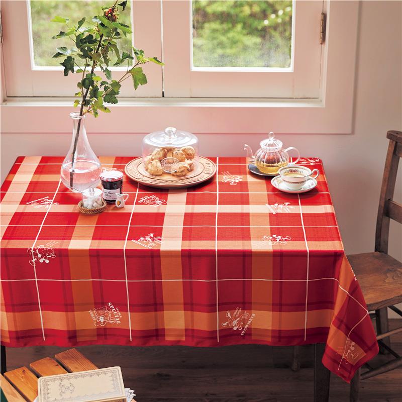 楽天市場 約130 130 Disney ディズニー チェックデザインの撥水テーブルクロス ミッキー フレンズ ベルメゾン キッチン グッズ 用品 テーブルクロス ベルメゾン Disney Fantasy Shop
