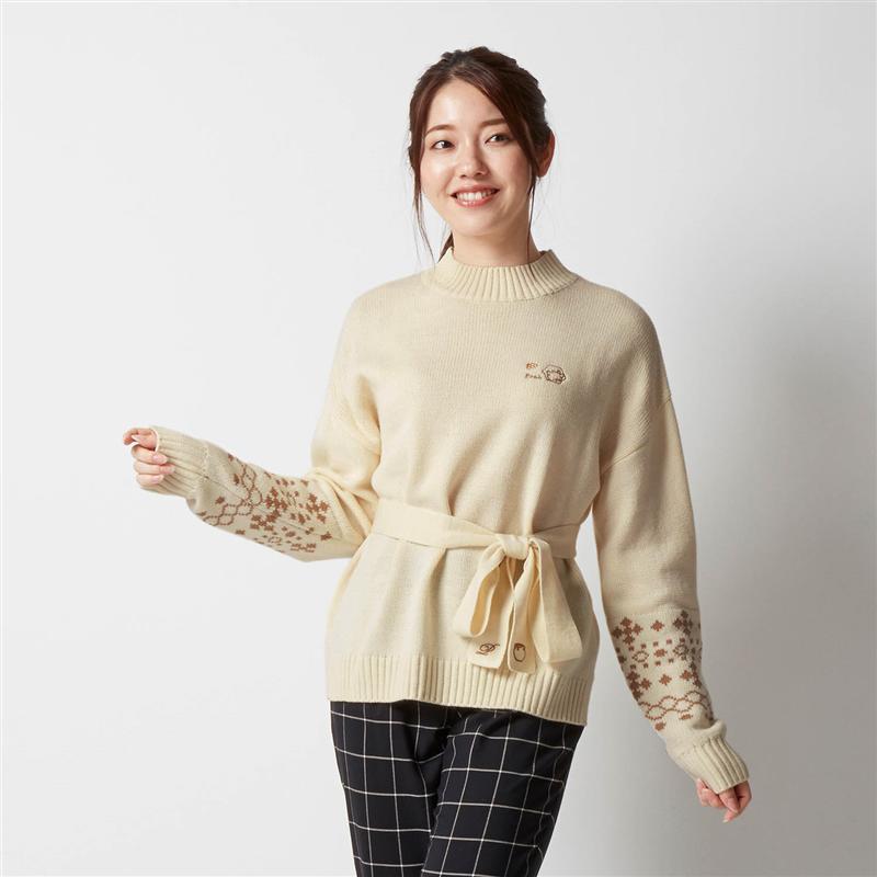 楽天市場 Disney ディズニー ベルト付きニットプルオーバー くまのプーさん オフホワイト S M L Ll ベルメゾン レディース ファッション ニット セーター トップス ベルメゾン Disney Fantasy Shop