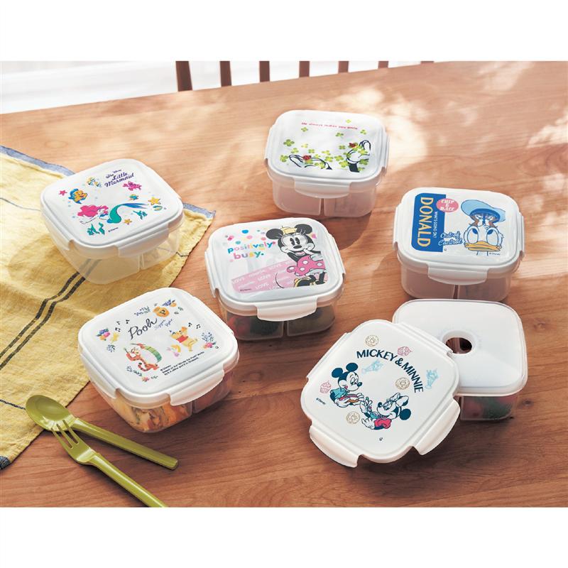 楽天市場 Disney ディズニー 保冷剤付きお弁当箱 選べるキャラクター ミニーマウス ミッキー ミニー ドナルド チップ デール アリエル くまのプーさん クローバー ベルメゾン キッチン グッズ 弁当 ランチボックス ベルメゾン Disney Fantasy Shop