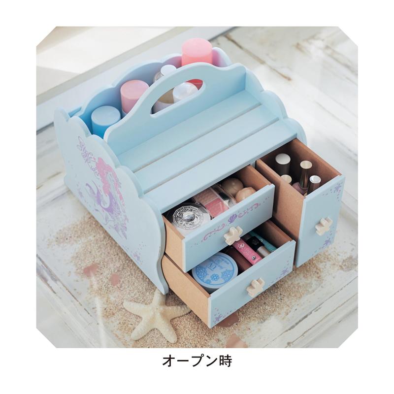 楽天市場 送料無料 Disney ディズニー メイクボックス ベル クリーム ベル クリーム 家具 収納 ボックス ケース メイク 化粧 ワゴン ベルメゾン Disney Fantasy Shop