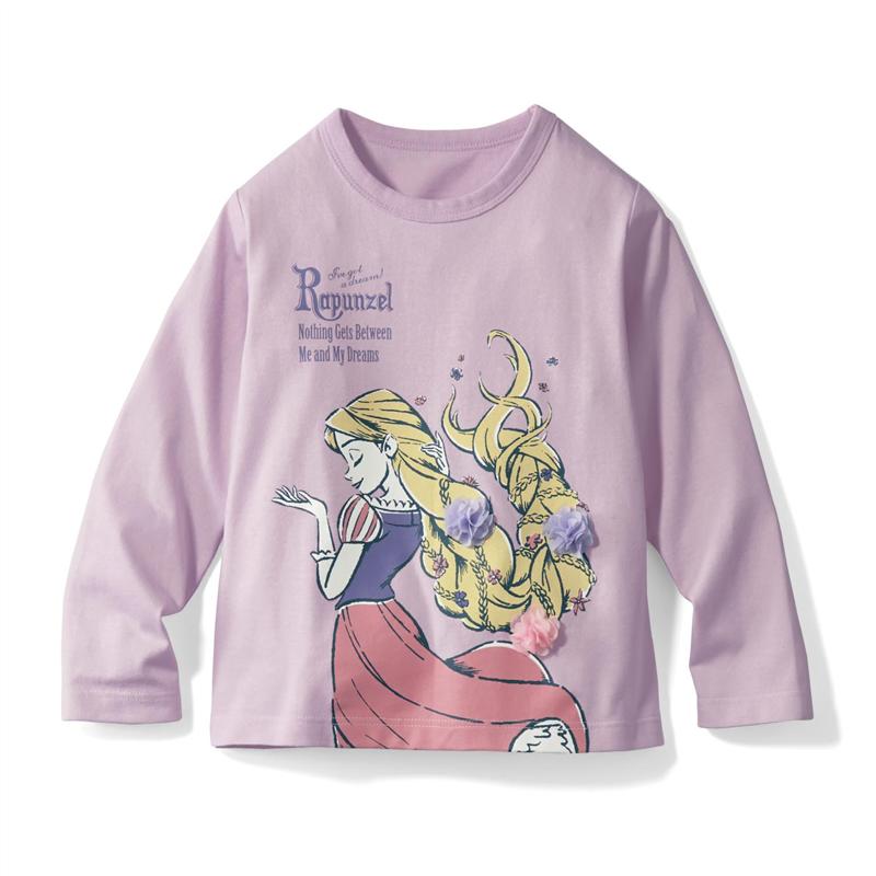 楽天市場 Disney ディズニー 長袖デコｔシャツ 選べるキャラクター サックス フォーキー 90 100 110 1 130 140 トップス プルオーバー ロンt カットソー Tシャツ 長袖 キッズ ベルメゾン 男の子 女の子 かわいい 綿100 ベルメゾン