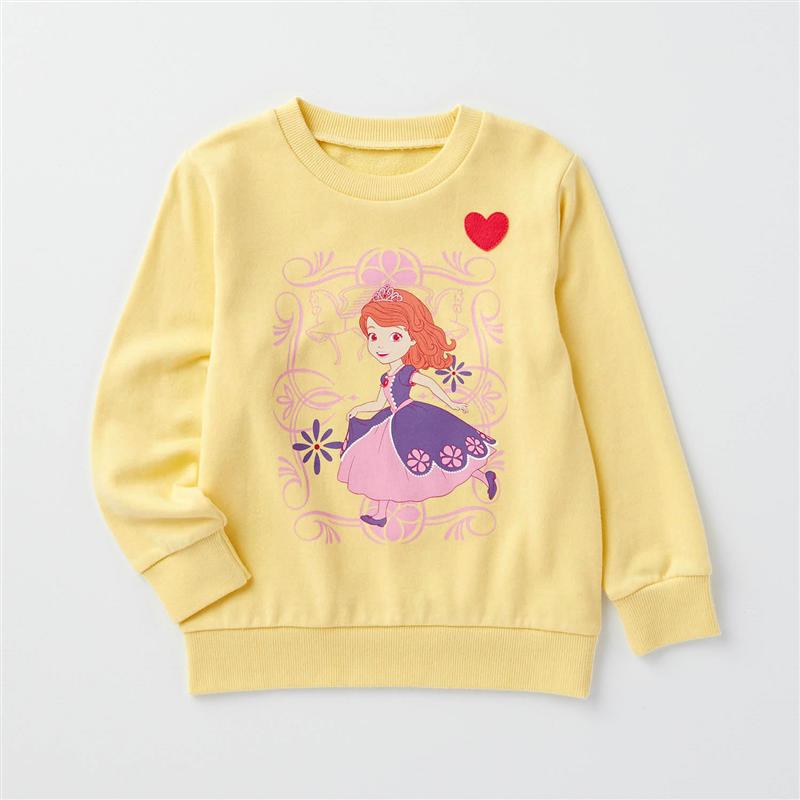 楽天市場 Disney ディズニー 裏毛スウェット 選べるキャラクター ちいさなプリンセス ソフィア 90 100 110 1 130 140 ベルメゾン 子供服 子供 服 子供用品 男の子 女の子 子供用 トレーナー パーカー ベルメゾン Disney Fantasy Shop