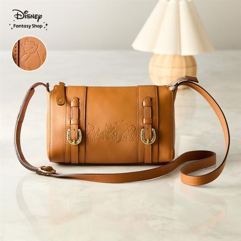 【Disney】 ディズニー ディズニー/Disney 本革ショルダーバッグ［日本製］（ディズニー／ダコタ）「クラシック・プー」 ◆ ブラウン ◆ ◇ レディース 女性 バッグ 鞄 カバン ショルダー セミショルダー ショルダーバック 肩かけ ◇ 春バッグ 春 23,288円