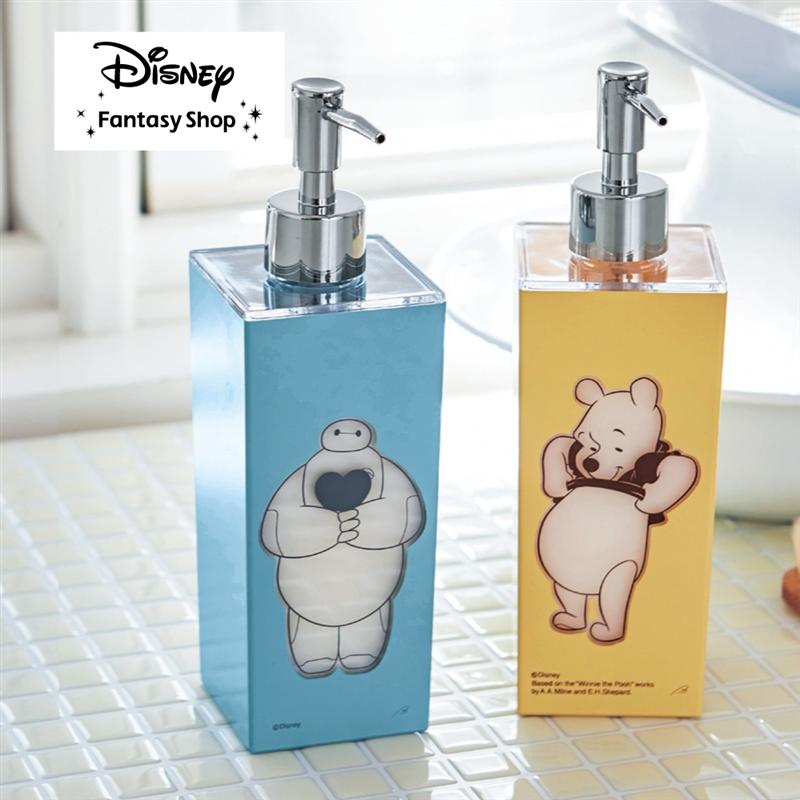 【Disney】 ディズニー ソープディスペンサー(選べるキャラクター) ◆ くまのプーさん ベイマックス ◆画像