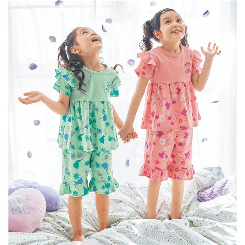 楽天市場 ポイント5倍 Disney ディズニー 長袖リボンビスチェ風ワンピース アリエル ラプンツェル 90 100 110 1 130 140 子ども 子供服 ディズニープリンセス プリンセス 子供 キッズ キッズ服 服 ワンピース ワンピ プリンセス 可愛い 長袖 重ね