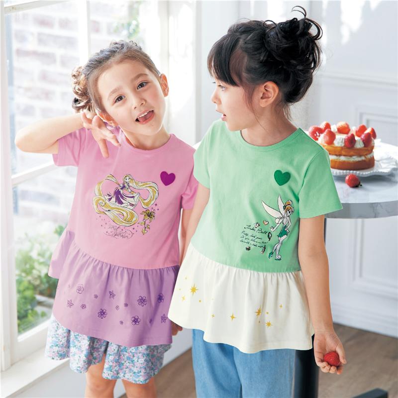 楽天市場 Disney ディズニー 名札ココ長袖ｔシャツ アリエル ミニーマウス エルサ 90 100 110 1 130 140 ベルメゾン 子供服 Tシャツ ロンt 女の子 子供用 長袖 アナと雪の女王 トップス 小学生 小学校 幼稚園 保育園 ディズニープリンセス