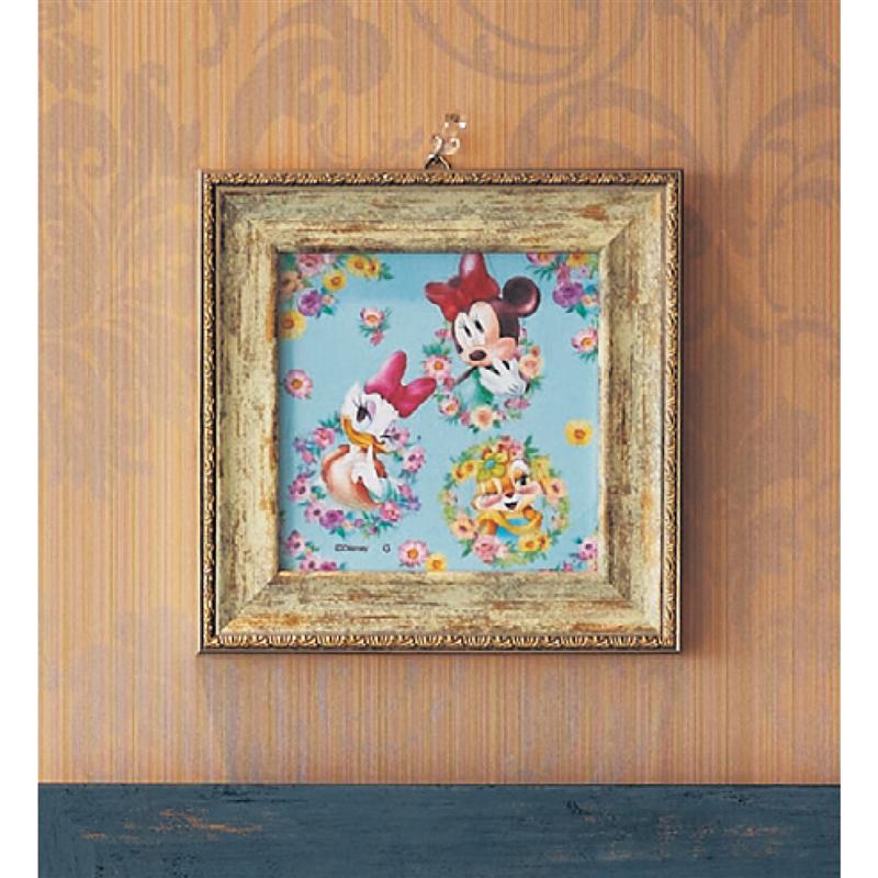 ディズニー 表紙アートのアートボード 15cm アート アートパネル アートポスター インテリア ギフトプレゼント クラリス チップ デイジー デール ピアノ フレーム付き ベルメゾン ミッキー ミニ ミニー 日本製 油絵風 絵画 安い 日本製