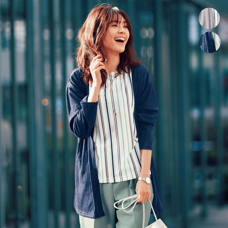 楽天市場 Belle Maison ベルメゾン コーディネートに迷わないアクセサリーいらずのカットソーアンサンブル 4l 5l 6l ベルメゾン レディース ン アンサンブル セット トップス カーディガン 春夏 春 夏 在宅勤務 在宅 お洒落 おしゃれ きれい 半袖 長袖