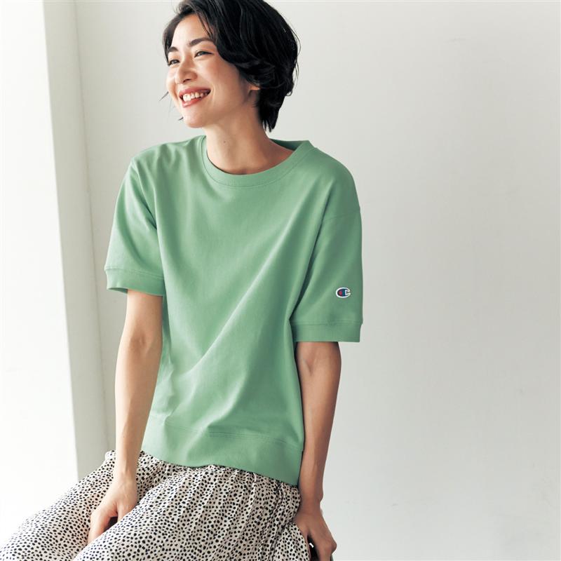 楽天市場 Belle Maison ベルメゾン 半袖スウェットｔシャツ S M L Ll 3l ベルメゾン レディース ファッション カットソー トップス ｔシャツ ベルメゾン 大人ファッション