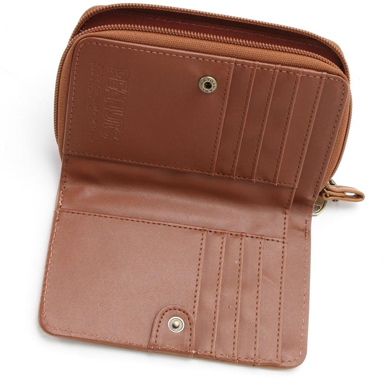 楽天市場 スヌーピーラウンドコインケース ワイン ベルメゾン 財布 さいふ ウォレット 女性 レディース 二つ折り 2 折 ベルメゾン 大人ファッション