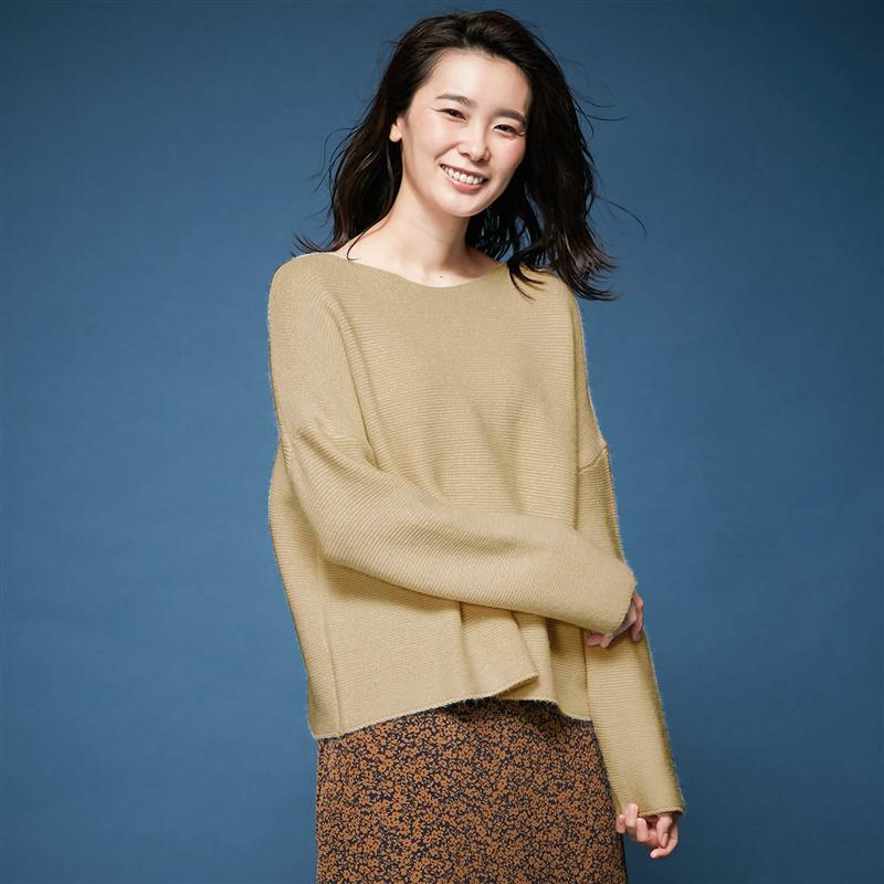 楽天市場 Belle Maison ベルメゾン ラメ入りニット アイボリー M L Ll ベルメゾン レディース ニット セーター トップス ベルメゾン 大人ファッション