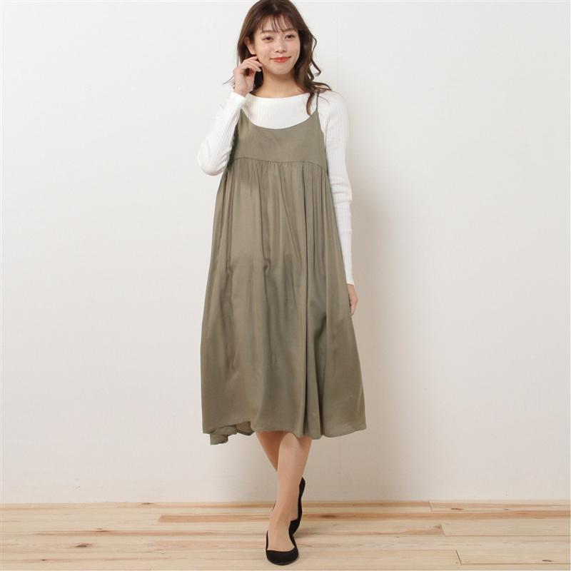 楽天市場 Belle Maison ベルメゾン バックリボンキャミワンピース ダークパープル M L ベルメゾン レディース ファッション チュニック ワンピース ロング マキシ丈 ベルメゾン 大人ファッション