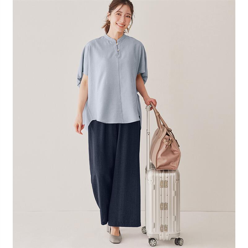 【ベルメゾン】 スタイルノート/StyleNote 夏の出張に便利なセットアップ ◆ ◆◇ レディース 女性 アンサンブル セット トップスボトムスセット レディースアンサンブル トップス ボトムス ボトム レディーストップス レディースボ