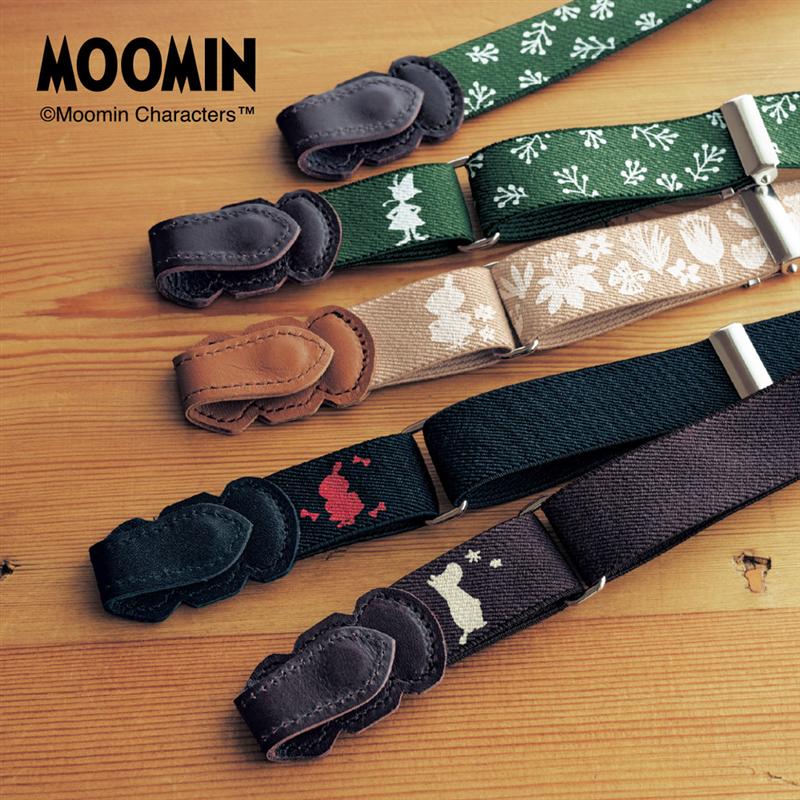 【新色追加】【ベルメゾン】ムーミン/MOOMIN 本革使いゴムベルト［日本製］◇ レディース ベルト レディースベルト用 女 ファッショングッズ ファッション雑貨 ゴムベルト ◇画像